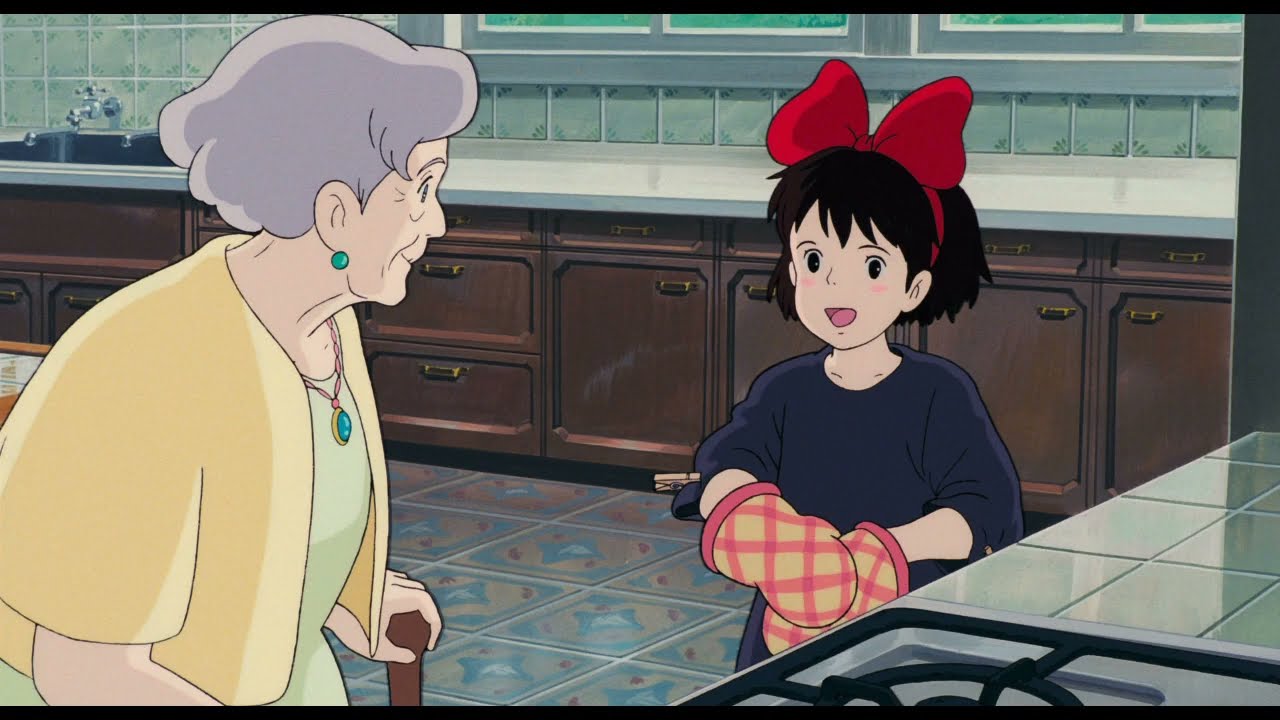 Eng sub 「魔女の宅急便」挿入曲の歌詞ありバージョン Kiki's Delivery service 「海の見える街/めぐる季節」歌詞つき"Sea Sighting Town" ジブリ