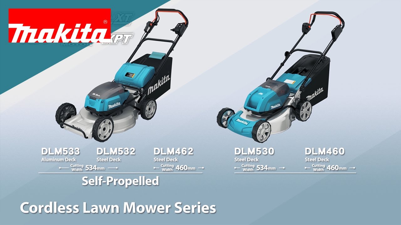 Makita 530MM CORDLESS LAWN MOWER DLM533 series