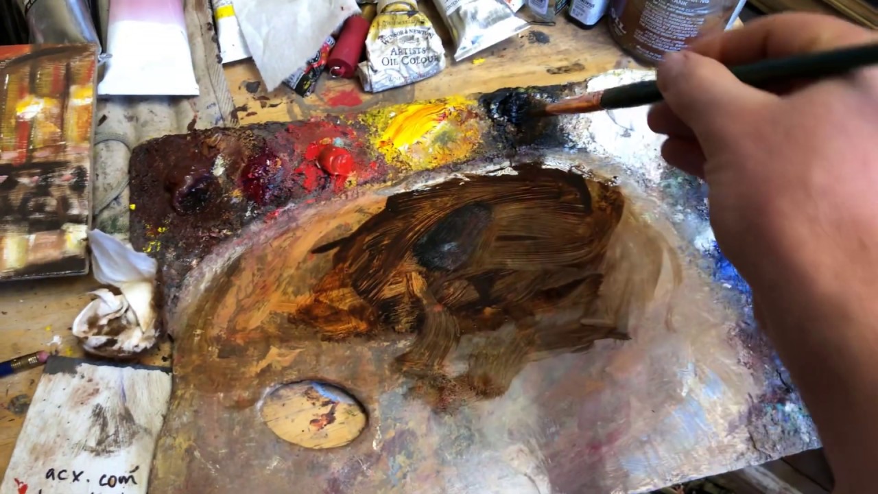 Oil painting a ballerina with a limited palette (part 1 of 3)