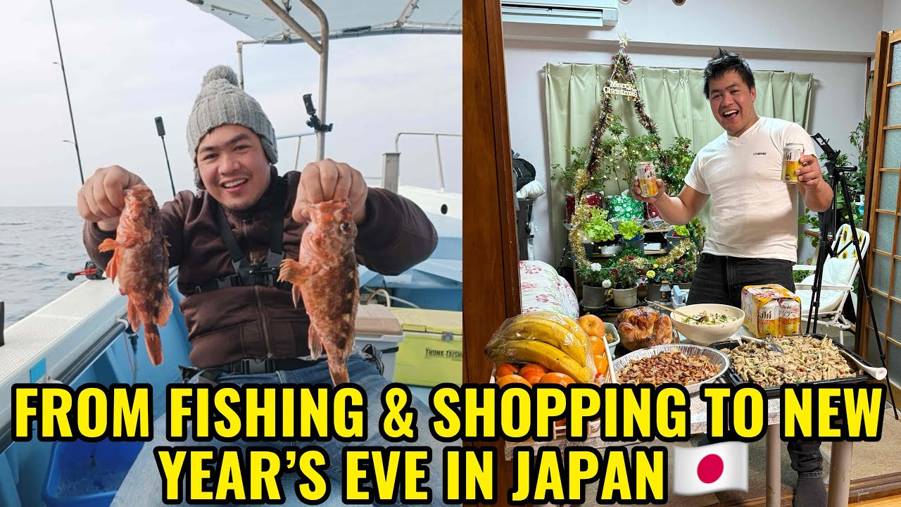 New Year&rsquo;s Eve feast in Japan with classic Filipino dishes: Cooking Kinilaw, Sisig,& Lumpia/silent