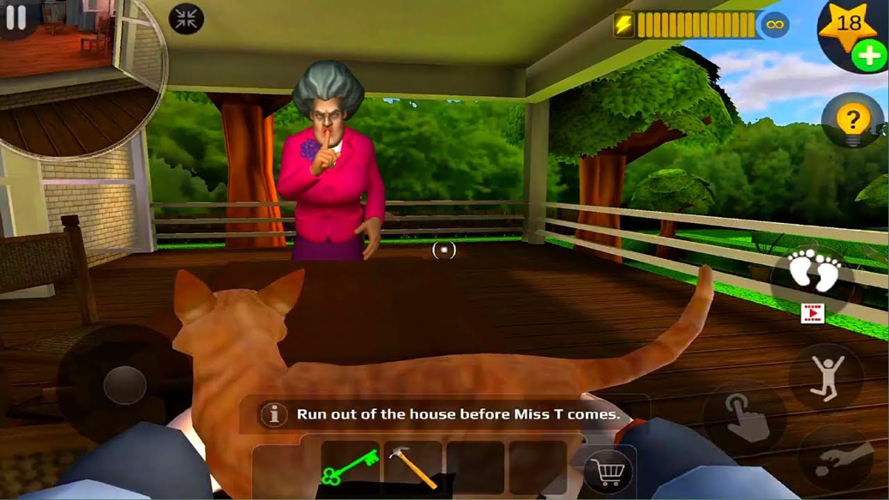 Scary Teacher 3D: ZERO NOISE Cat Rescue Challenge!