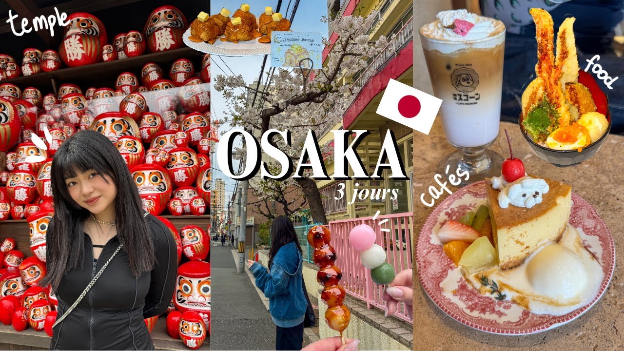 3 jours à Osaka : cafés, friperies & temples cachés | voyage *lowkey* au Japon  | vlog