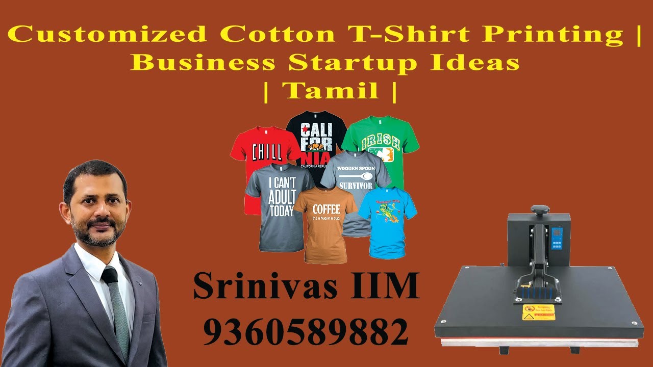 Customised Cotton T Shirt Printing | Flat Heat Press Machine | Tamil | Call 9360589882 |