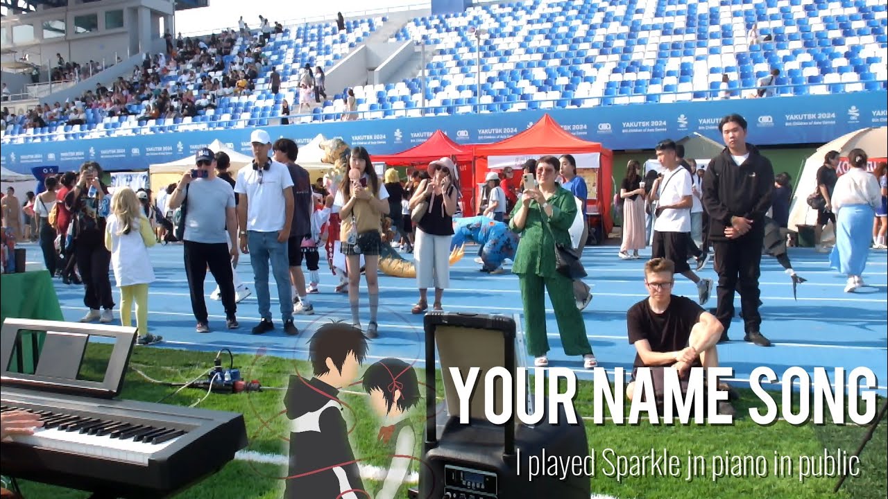 I played SPARKLE from YOUR NAME on piano in public