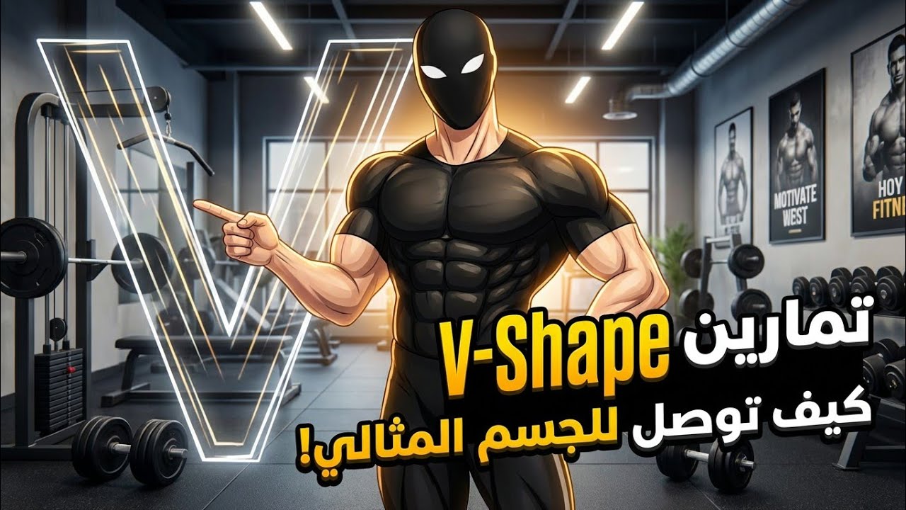 كيف تبني جسم V-Shape؟ تمارين بسيطة تغيّر شكل جسمك 🔥