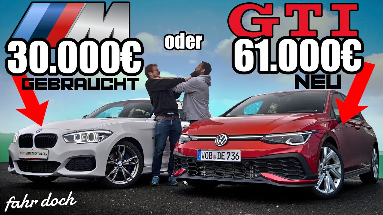 GEBRAUCHT oder NEU? BMW M135i vs VW GOLF GTI Clubsport | Fahr doch