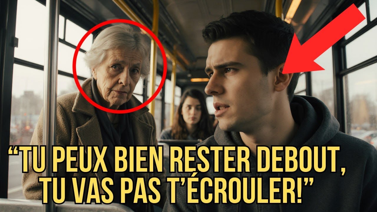 Il refuse de céder sa place à une vieille dame. Mais il ignore qui elle est vraiment!