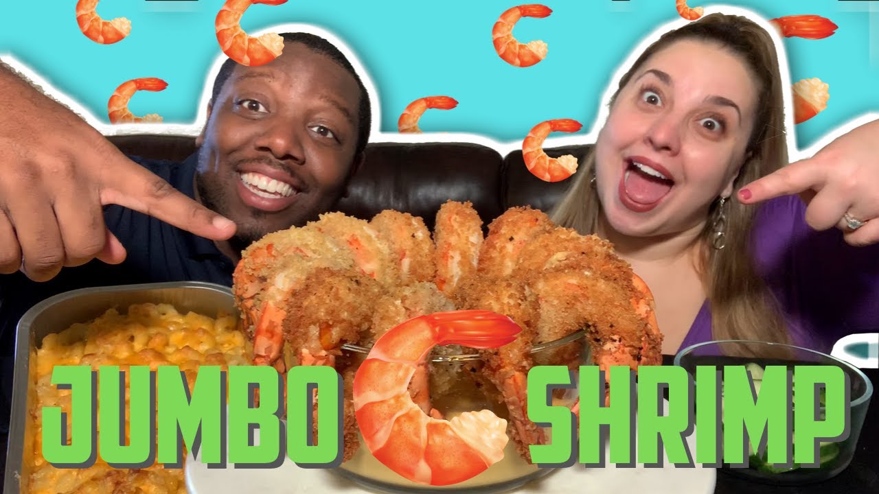 Tiger Shrimp Seafood Mukbang w/ Cheese Sauce + Mac and Cheese!