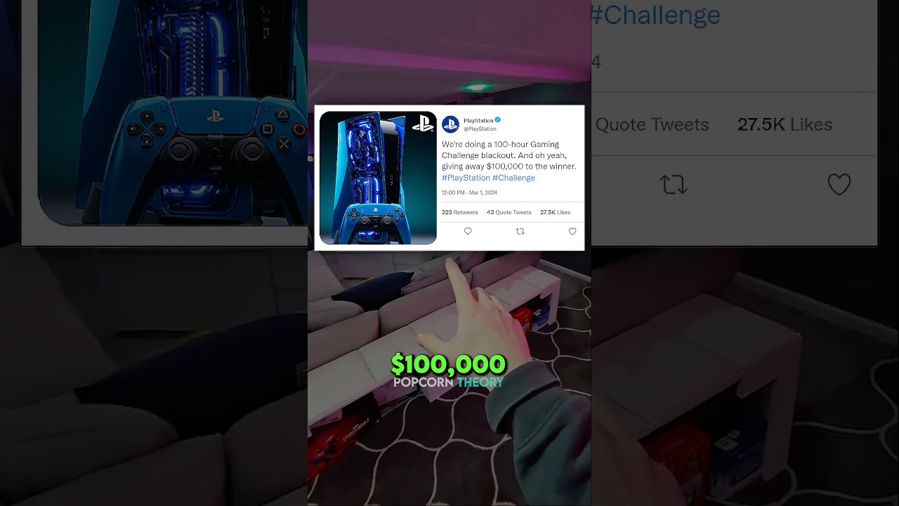 &laquo;Игра на 100 часов подряд за 100 000 долларов&raquo; 💀