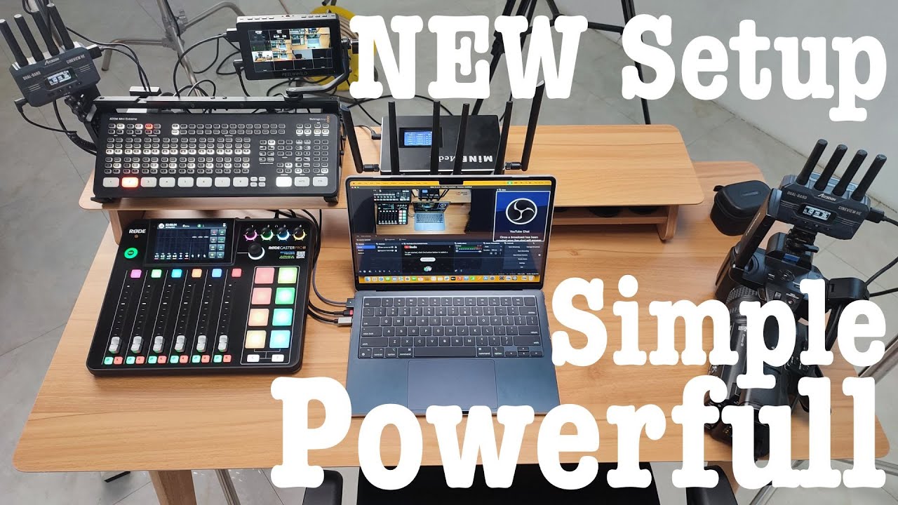 LIVE New Setup | Simpel Tetep Powerfull | Macbook Air M2 ft Atem Mini Extreme