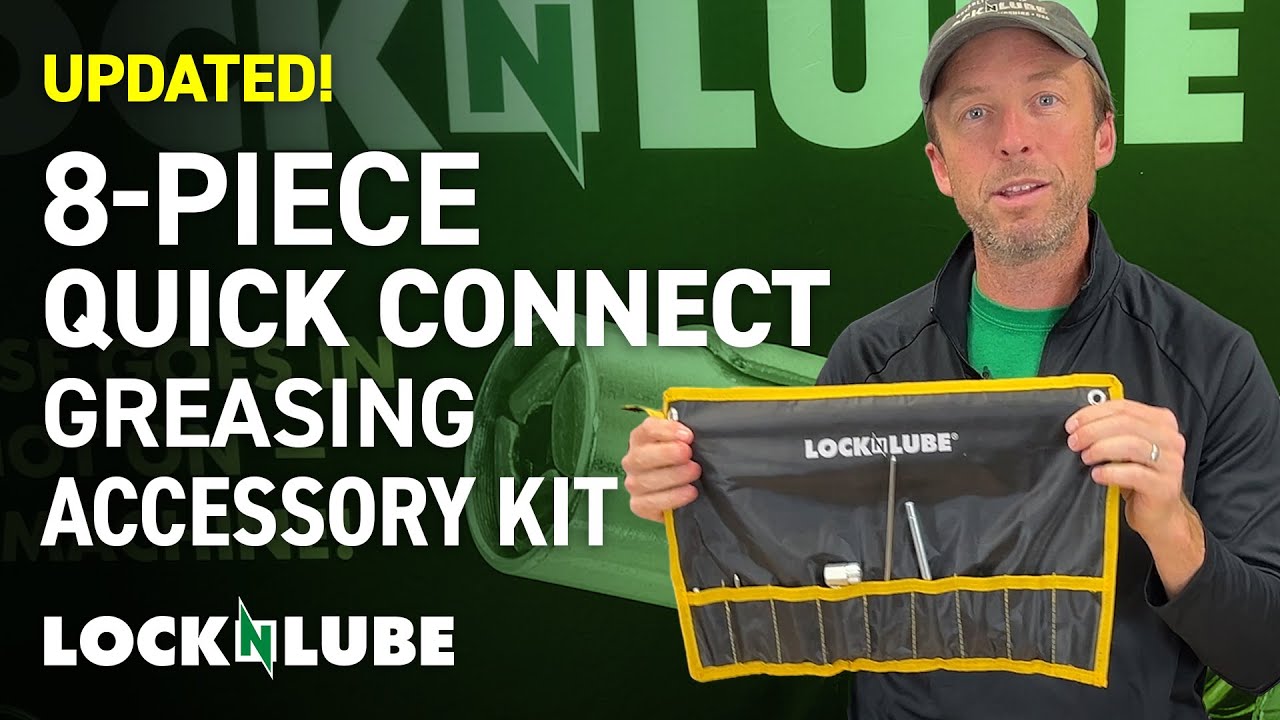LockNLube 8-Piece Quick Connect Greasing Accessory Kit, updated!