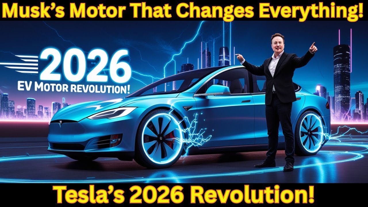 🚀 Илон Маск представил революционную технологию электромобилей 2026 года! 🔋