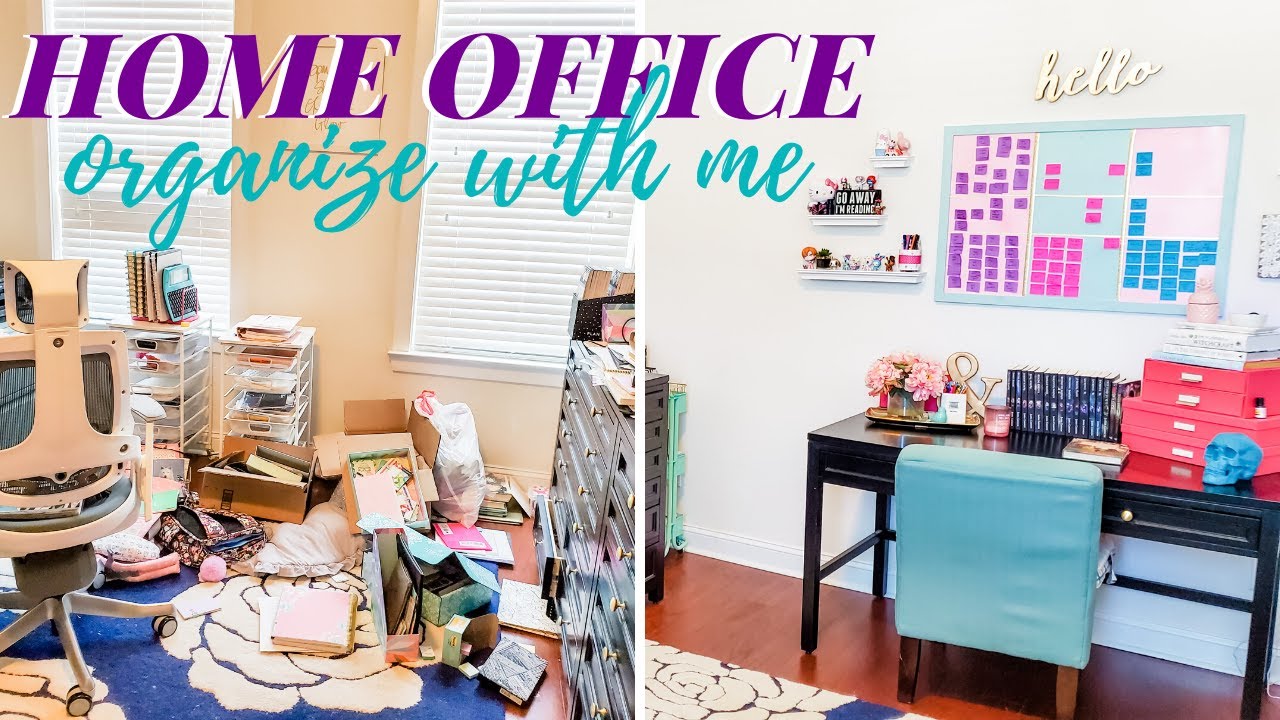 Home Office Tour  |  Declutter and Organize With Me
