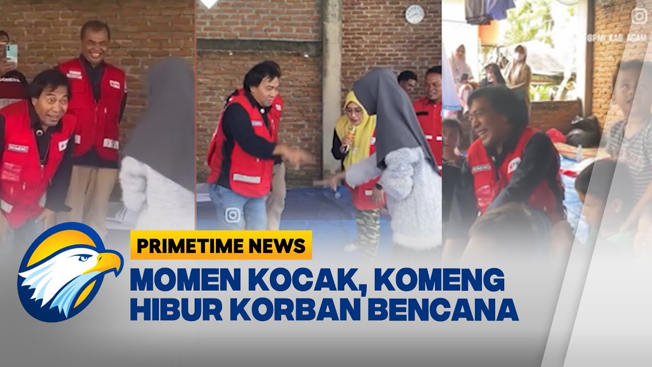 Komeng Hibur Anak-Anak Korban Banjir di Agam - [Primetime News]