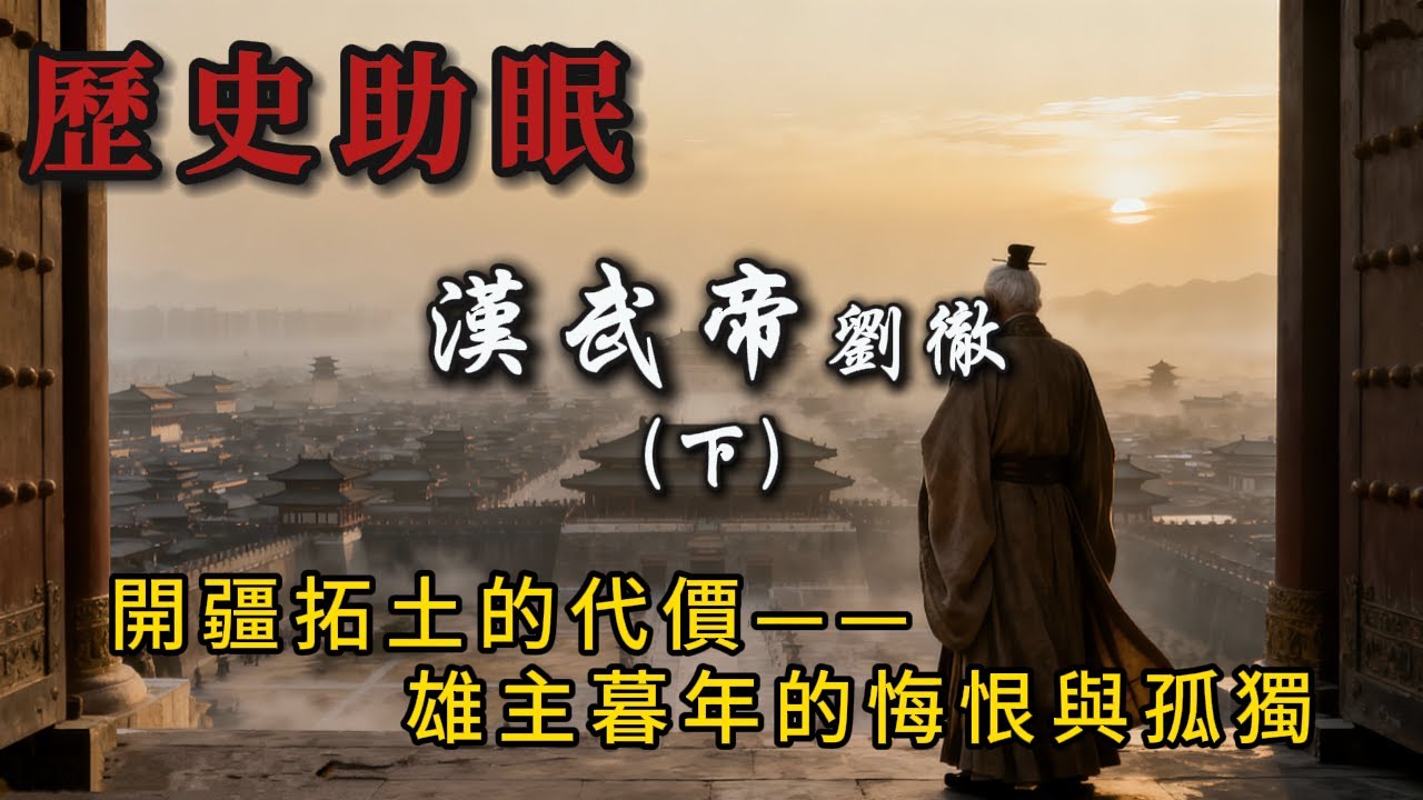 46分鐘聽完｜帝國舵手漢武帝（下）：立子殺母的政治遺產，他如何以最痛決策避免漢朝亡國？