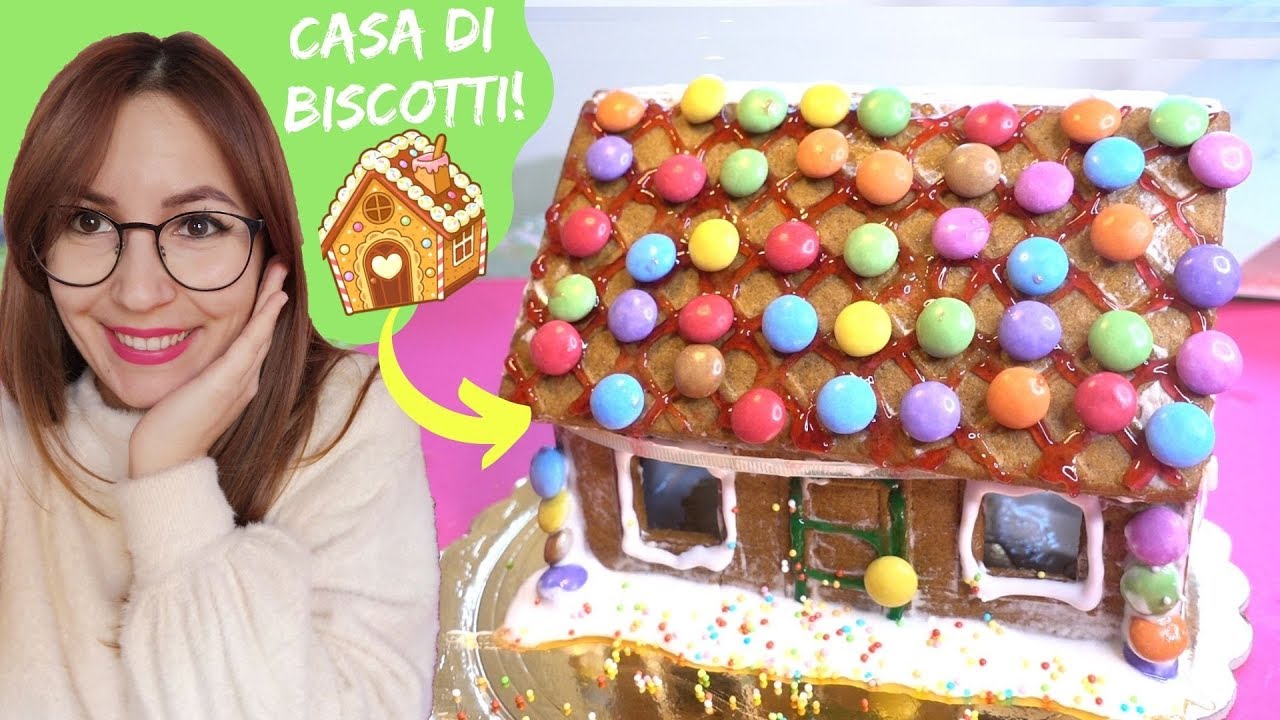 FACCIO UNA CASA DI BISCOTTI DI PAN DI ZENZERO *casetta di marzapane*