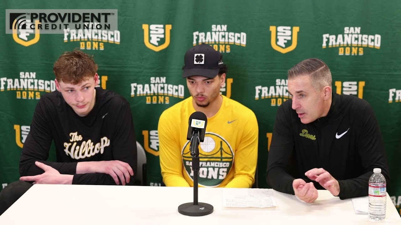 MBB | USF vs. LMU Postgame w/ James O'Donnell, Marcus Williams, and Chris Gerlufsen