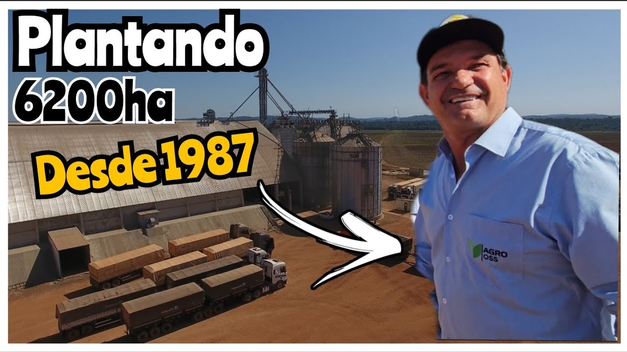 ELE CHEGOU NO MATO GROSSO COM 16 ANOS DE IDADE || HOJE PLANTA 6200 HECTARES
