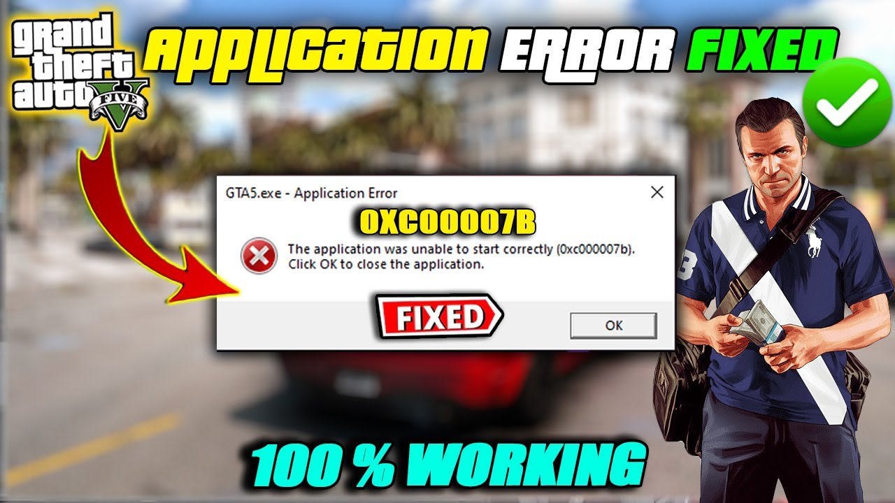 How to Fix 0xc00007b Error ✓ | 1000% Working Method🔧| GTA 5 Unable To Start Correctly