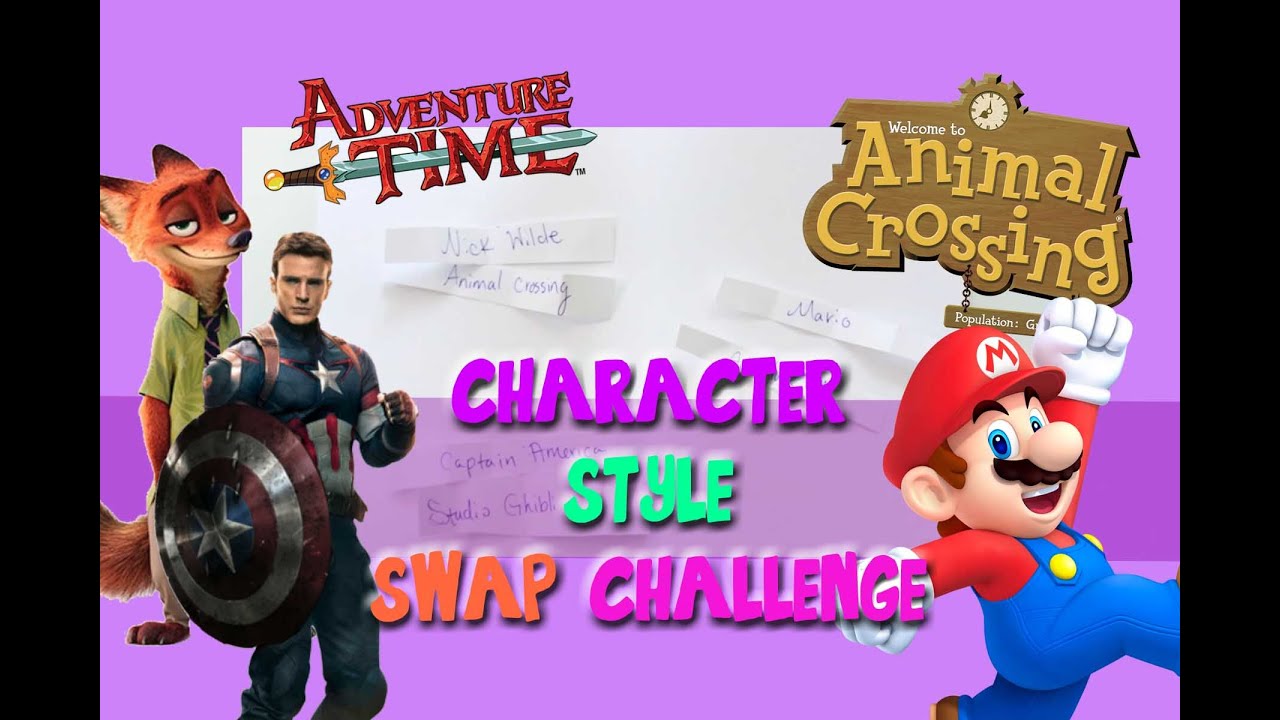 The Character-Style SWAP Challenge - @dramaticparrot