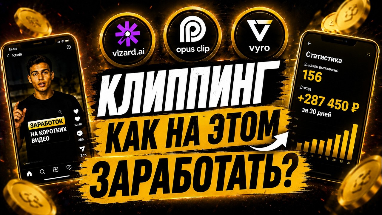 КЛИППИНГ &mdash; КАК НА ЭТОМ ЗАРАБОТАТЬ в 2026?
