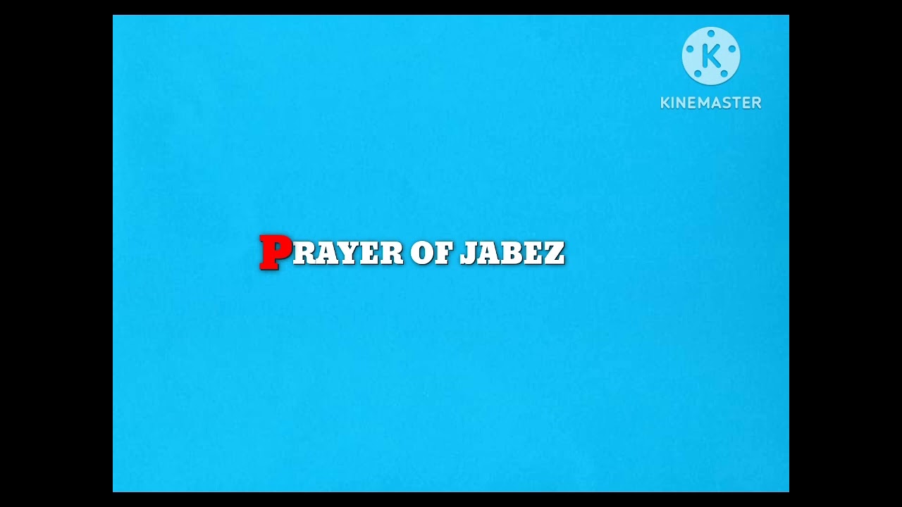Prayer of Jabez Song (Audio)