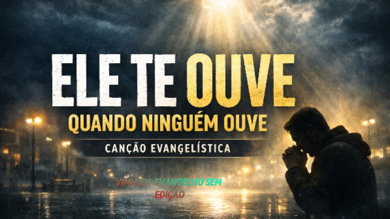 ELE NÃO DESISTIU DE MIM | Lyric Video | Música Cristã