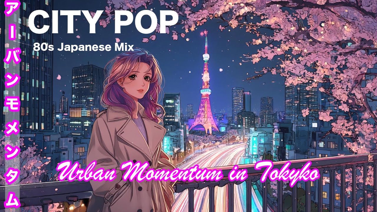 Urban Momentum in Tokyo 🌸 Sophisticated 80s City Pop & Tokyo Spring Romance (Full Album)