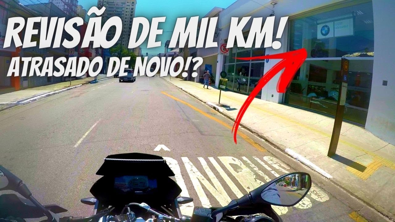 BMW G310GS - REVIS&Atilde;O DE MIL KM!