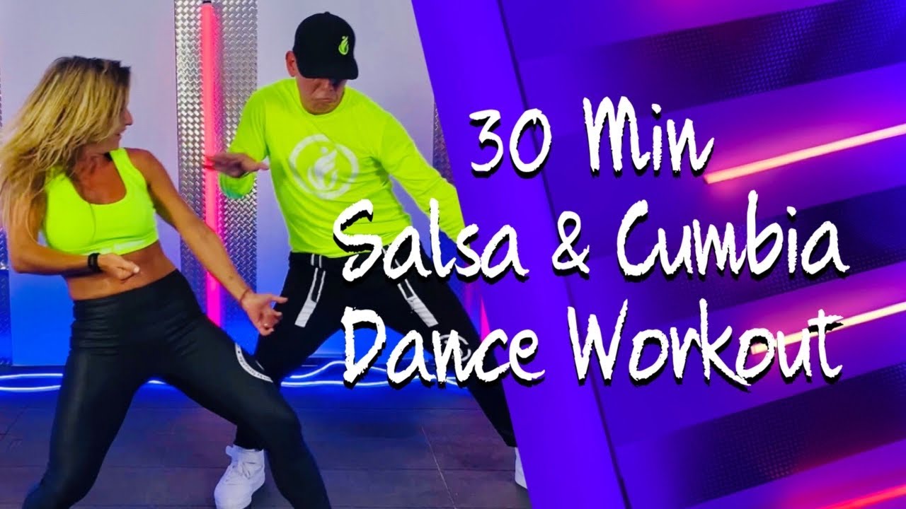 30 Min High Energy Salsa Cumbia AfroBeat Cardio Dance Workout / Fitness By Fernando