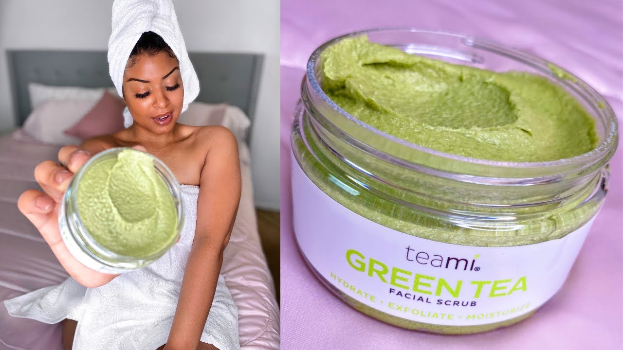 Teami Blends Green Tea Facial Scrub | REVIEW & DEMO