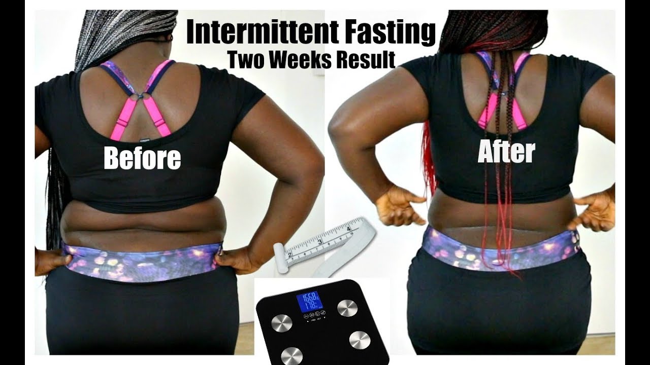 Intermittent Fasting Before and After Result Weight Loss Transformation in 2 Weeks