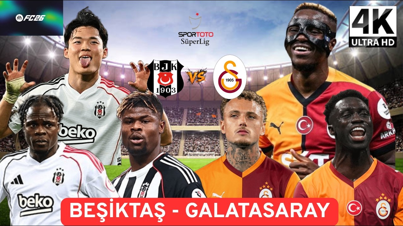 BEŞİKTAŞ - GALATASARAY 2026 KIŞ TRANSFERLERİ SONRASI SİMULASYON | OH , LANG ...