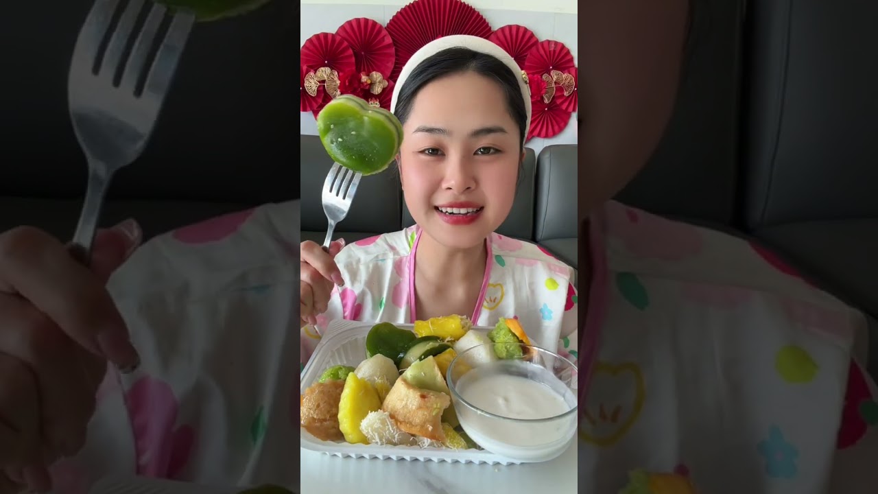 Mukbang bánh ngọt miền Tây, dâu tây Mộc Châu #dungthichan #mukbang #food 