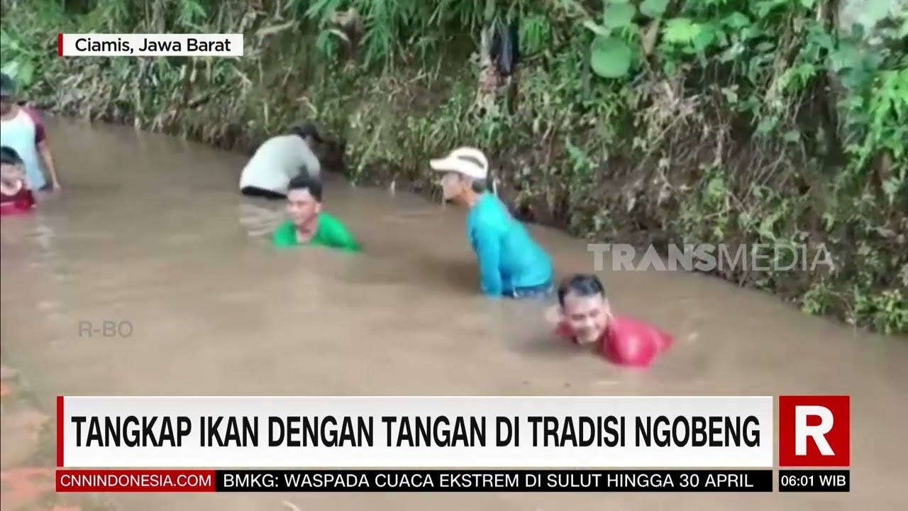 Tangkap Ikan Dengan Tangan Di Tradisi Ngobeng | REDAKSI PAGI (24/04/23)