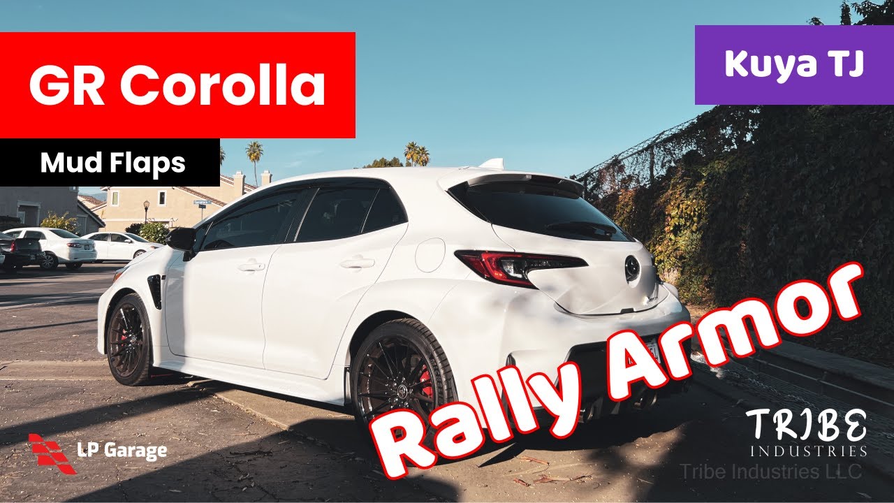 GR Corolla Mud flaps Install