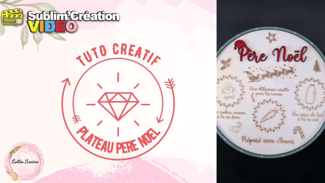 ✨ Tuto Créatif - Plateau du Père Noël – Cookies, lait & carotte pour les rennes ✨