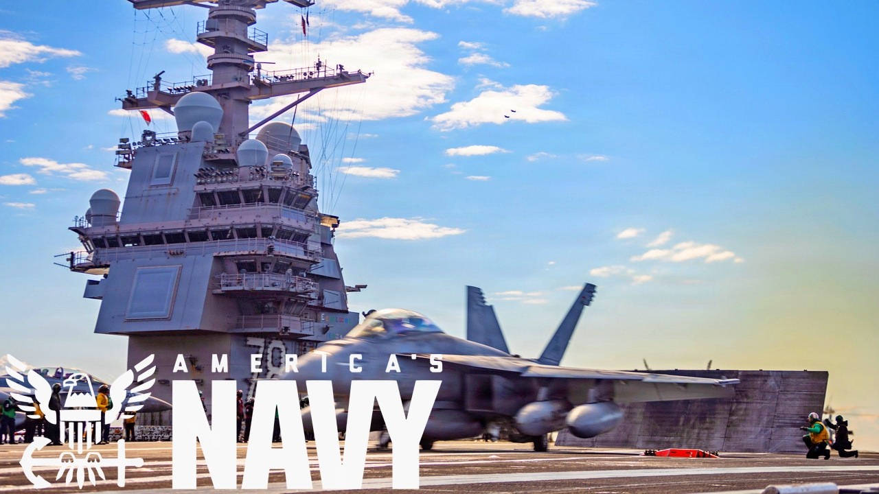 Авианосец USS Gerald R. Ford (CVN-78) наносит авиаудары по Ирану | Операция «Эпическая ярость»