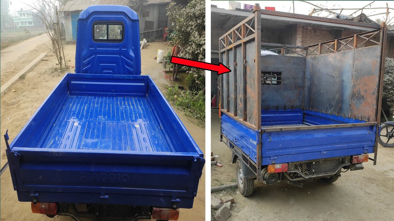 New model Bajaj ape Piaggio Dhala  body | pickup body | मजबूत ऑटो बॉडी |