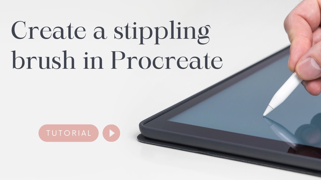 How to make a stippling brush in Procreate