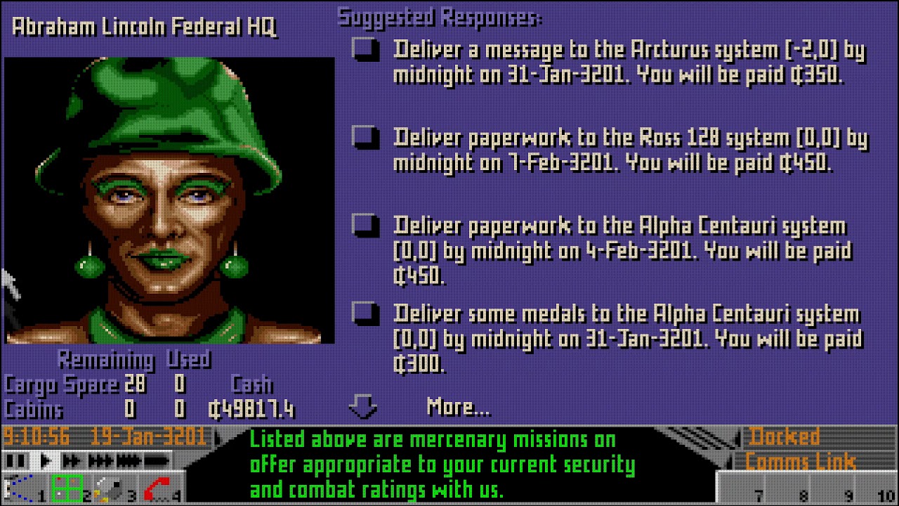 Frontier: Elite 2 (1993) - Adventures Part 2 - The Military Months