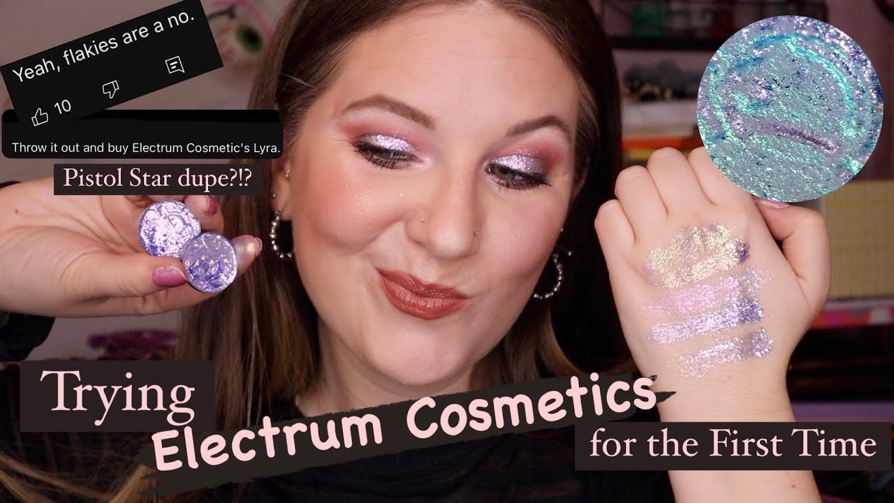 trying Electrum Cosmetics for the first time!! | hot vegan hannah