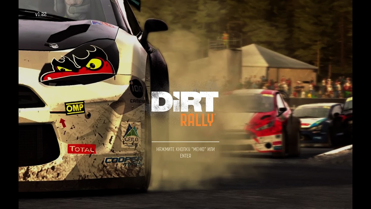 LIVE DiRT Rally второй запуск, на джойстике