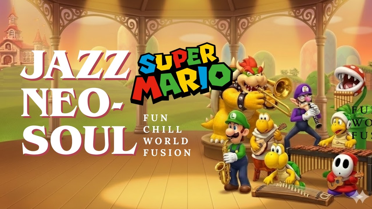 Neo-Soul Jazz R&B Vol.4 | Super Mario Bros Jazz Cover BGM for Study, Work & Relax Chill  Game Music