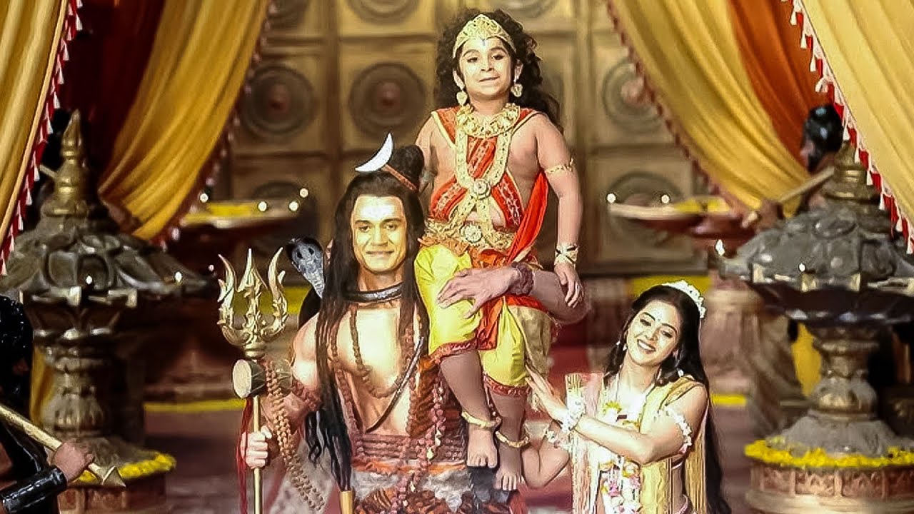 महादेव के कांधे पर बैठ कर बाल हनुमान जी चले राम जी के दर्शन करने | महावीर बजरंगबली || भाग 196 -201