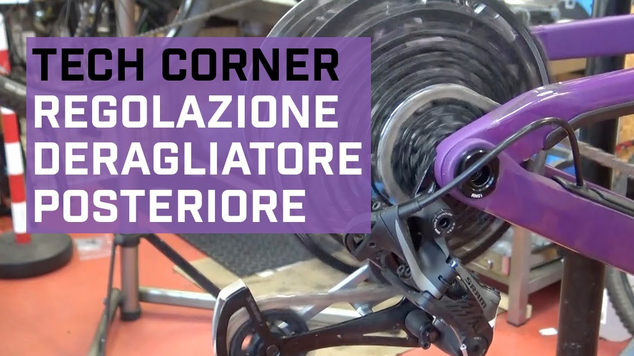 La regolazione del deragliatore posteriore