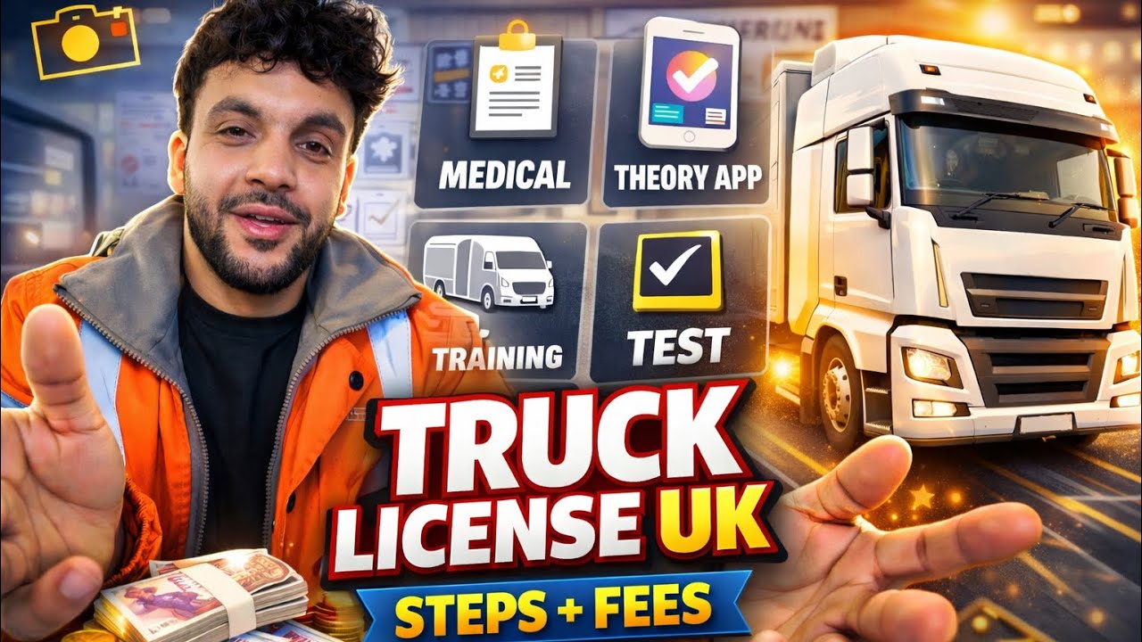 How to Get a Truck License in the UK | Steps, Costs & Timeline🇬🇧🚛