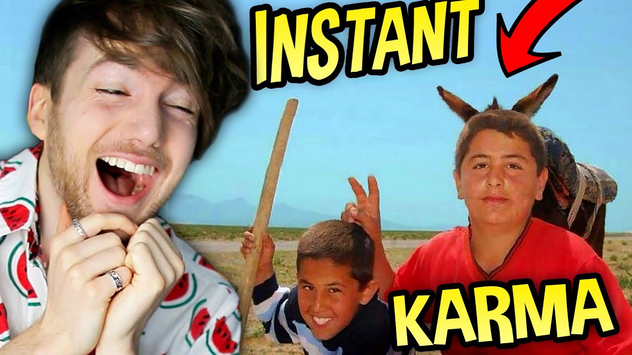 PEOPLE GETTING INSTANT KARMA FOR 18 MINUTES STRAIGHT