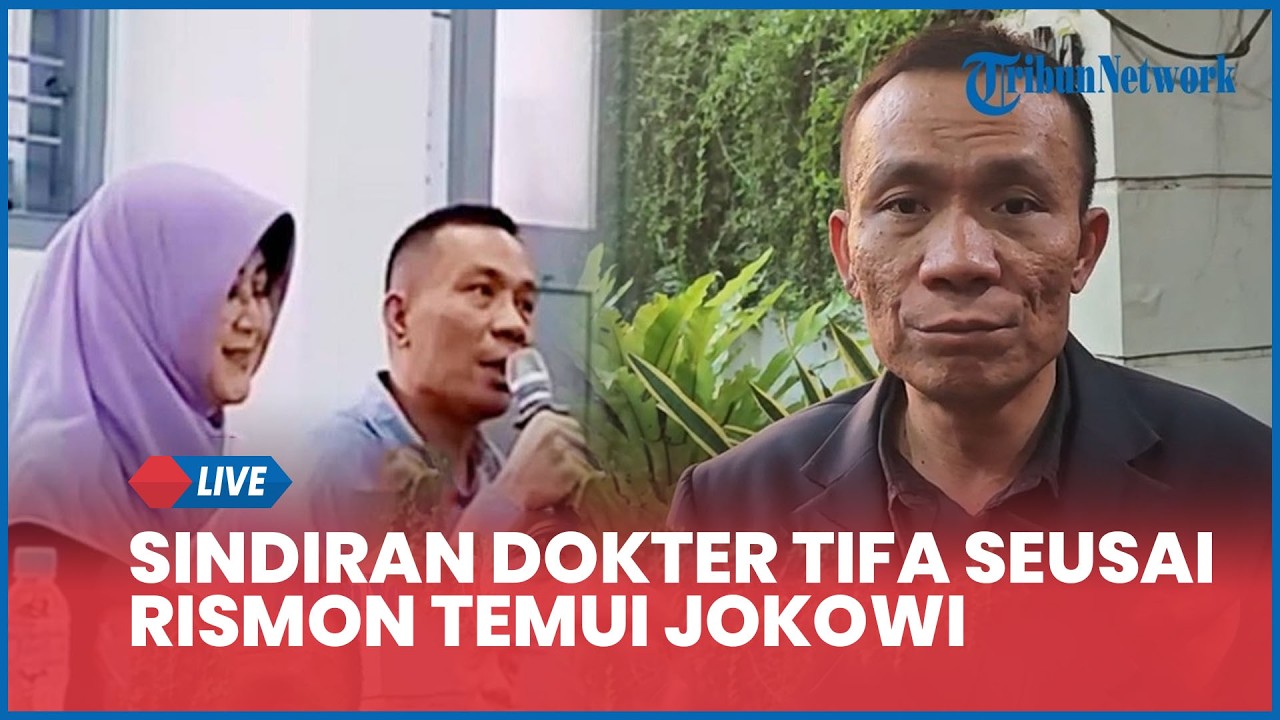 Sindiran Dokter Tifa seusai Rismon Temui Jokowi & Gibran: Ironi, 3 Pemilik Ijazah Palsu Berpelukan