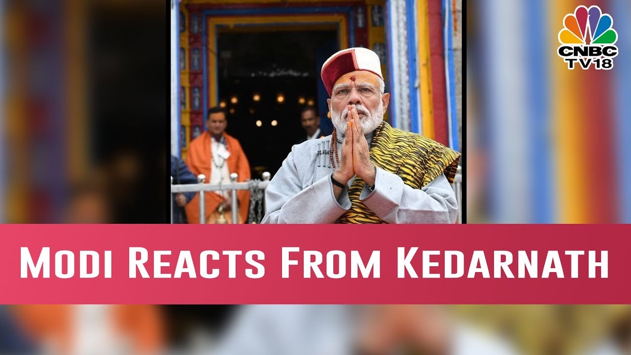 PM Modi Addresses Media After Completing His 18-Hr Tapasya Inside Kedarnath Cave